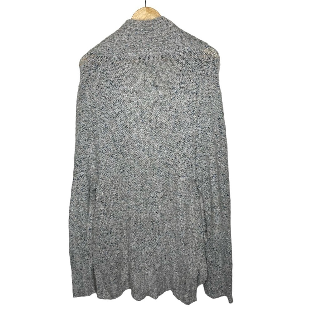 Alexander Wang Linen Blend Oversized Slouchy Buttoned Cardigan - Picture 2 of 13